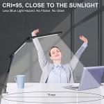 Adjustable LED Desk Lamp with Clip and Dimmer