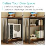 Lufeiya 40-Inch L-Shaped Desk with Power Outlet