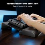 Ergonomic Keyboard Stand with Silicone Wrist Rest