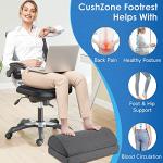 CushZone Adjustable Foot Rest for Desk Comfort