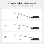 Ergonomic Keyboard Stand with Silicone Wrist Rest