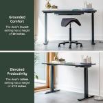 Adjustable 36-Inch Standing Desk with OLED Control
