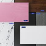 Pamray 32-Inch Small Black Computer Desk with Drawers