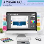Joyberg 3PCS Monitor Sticky Note Holder Set