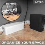 Large White Cable Management Box with Accessories