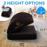 Ergonomic Adjustable Memory Foam Footrest for Comfort