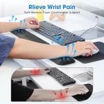 Memory Foam Ergonomic Wrist Rest Set for Comfort