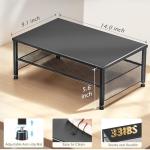 ECOLOVI 2-Tier Monitor Stand and Desk Organizer