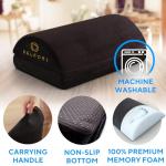 Ergonomic Adjustable Memory Foam Footrest for Comfort