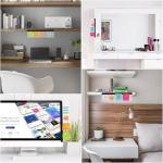 Joyberg 3PCS Monitor Sticky Note Holder Set