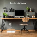 Bamboo Cable Management Box Set for Home Office