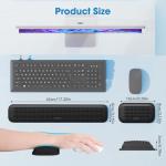 Memory Foam Ergonomic Wrist Rest Set for Comfort