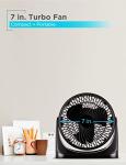 BLACK+DECKER 7-Inch Portable Desktop Turbo Fan