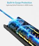 BESTEK 4,000 Joules Surge Protector with USB Ports