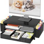 OPNICE 2-Tier Desk Organizer with Monitor Stand