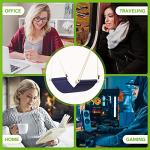 Adjustable Under Desk Foot Hammock with Headphones Holder