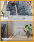 Clear Acrylic Dry Erase Desktop To-Do List Board