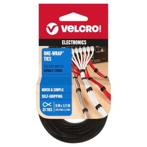 VELCRO ONE-WRAP Cable Ties | 25 Pack