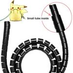 Black Cable Management Sleeves Value Pack