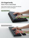 Ergonomic Memory Foam Wrist Rest and Keyboard Stand