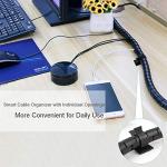 Black Cable Management Sleeves Value Pack