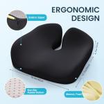 Benazcap Memory Foam Seat Cushion for Comfort