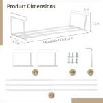 Adjustable Metal Shoe Rack Organizer for Closet