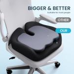 Benazcap Memory Foam Seat Cushion for Comfort