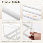 Adjustable Metal Shoe Rack Organizer for Closet