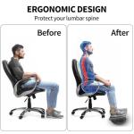 Ergonomic Under Desk Foot Rest with Roller Massager