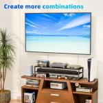 Metal Dual Monitor Stand with Mouse Pad Organizer