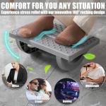 Ergonomic Under Desk Foot Rest with Roller Massager