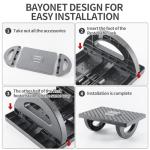 Ergonomic Under Desk Foot Rest with Roller Massager