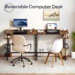 HOOBRO Modern Computer Desk with Power Outlet