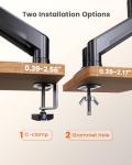 Dual Monitor Stand for 33-Inch Screens