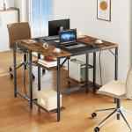 HOOBRO Modern Computer Desk with Power Outlet