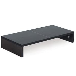 TEAMIX 20-Inch Black Monitor Stand with Storage