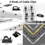Complete Cable Management Kit for Home Office