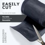 Black Floor Cord Cover - 6” W x 10’ L