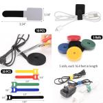 Comprehensive Cable Management Kit for Home Office