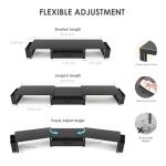 OPNICE Dual Monitor Stand with Drawer and Pen Holders