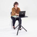 Portable Adjustable Tripod Desk for Laptops & More