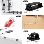 Comprehensive Cable Management Kit for Home Office