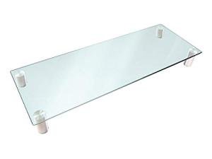 Monoprice Clear Glass Desktop Monitor Stand 30.8”