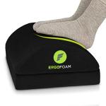 Adjustable ErgoFoam Foot Rest for Desk Comfort