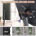 HEMUDU Adjustable Desk Monitor Arm Mount - Black