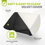 Adjustable ErgoFoam Foot Rest for Desk Comfort