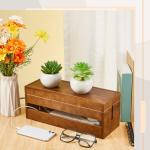 Hoteam 48-Piece Wooden Cable Management Set