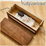 Hoteam 48-Piece Wooden Cable Management Set