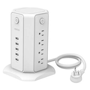 NTONPOWER 8-Outlet Surge Protector with USB Charging